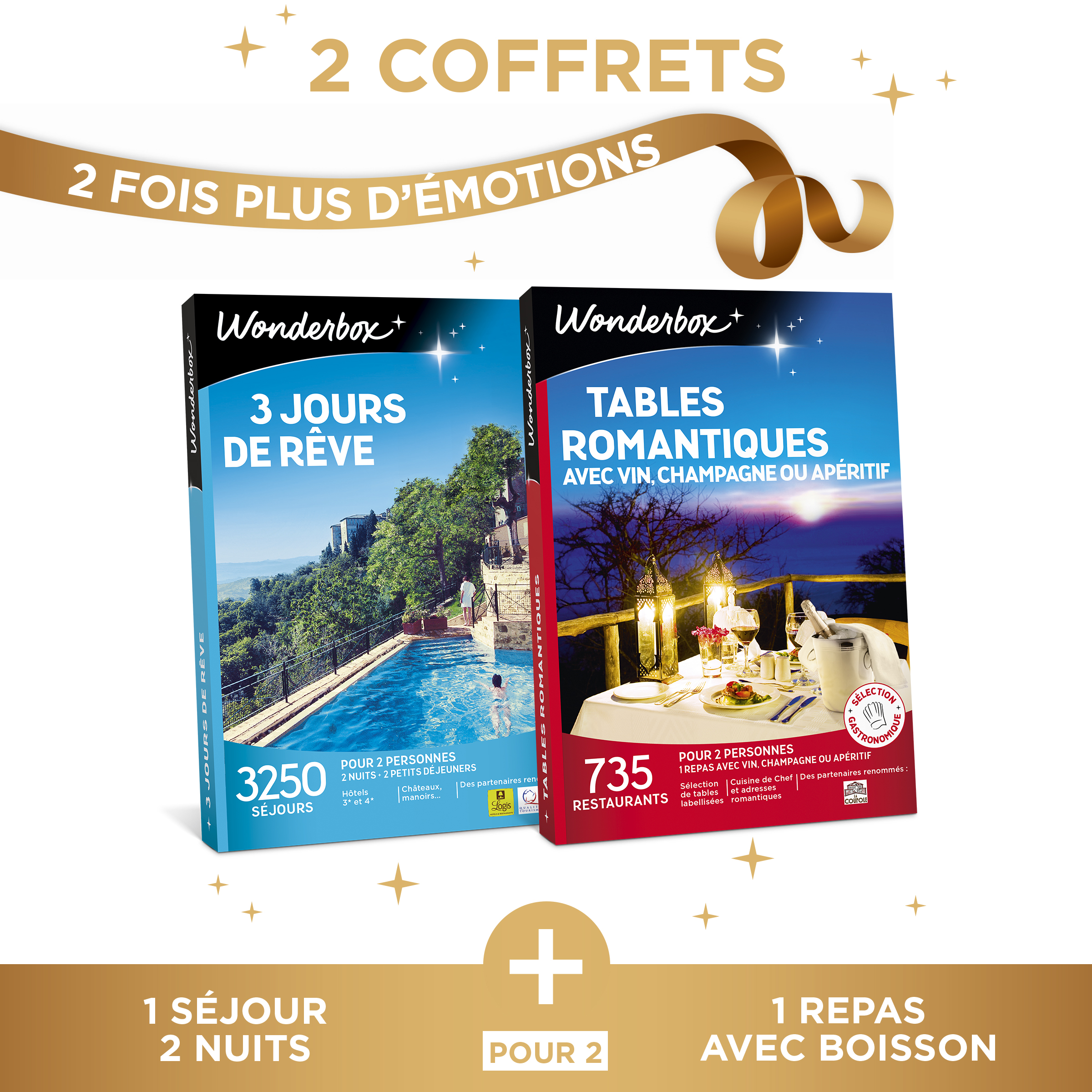 3 jours de rêve + Tables romantiques