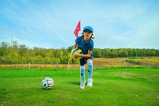Une partie de FootGolf en famille - FootGolf Parc Lac du Der - Giffaumont-Champaubert (51)