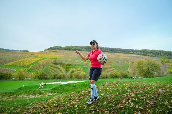 Partie de FootGolf en famille - FootGolf Parc Romery (51)