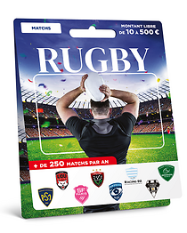 Carte Billetterie - Rugby