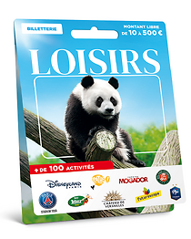 Carte Billetterie - Loisirs
