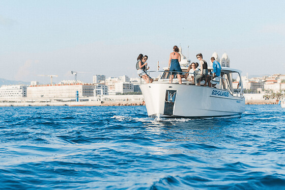 Croisière demi-journée dans les Calanques, Marseille rive droite