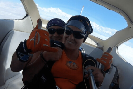 Saut en Parachute en tandem proche de Montauban (82)