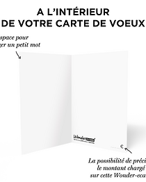 Carte de vœux 2 en 1 Mariage
