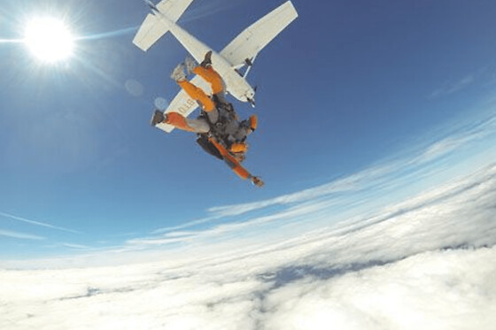 Saut en parachute en tandem depuis Cazères Palaminy (31)