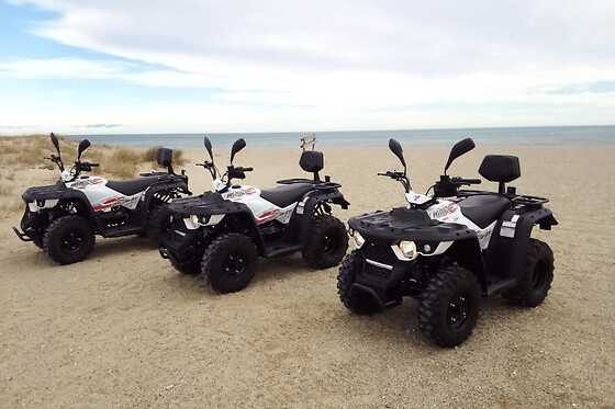 Randonnée libre en quad au Barcarès (66) - Location quad 1/2 journée