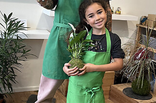Atelier kokedama parent/enfant à Bordeaux (33)