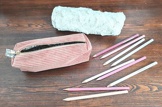 Atelier couture création d'une trousse à Nancy (54)