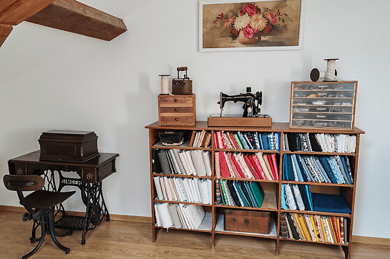 Atelier couture création d'une trousse à Nancy (54)