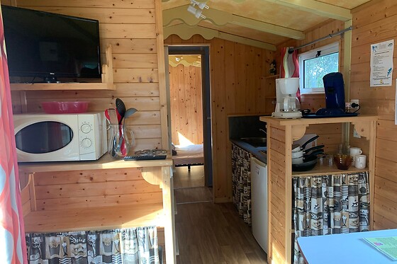 Séjour en famille en roulotte au Camping de l'Étang du Pays Blanc à Guérande (44)