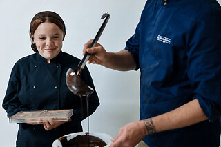 Atelier fabrication de tablette en chocolat à Paris 2ème