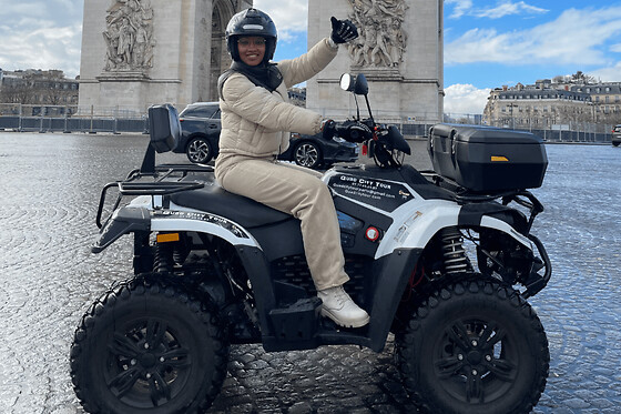 Balade en Quad électrique dans le cœur de Paris - Tarif semaine solo - du lundi au jeudi