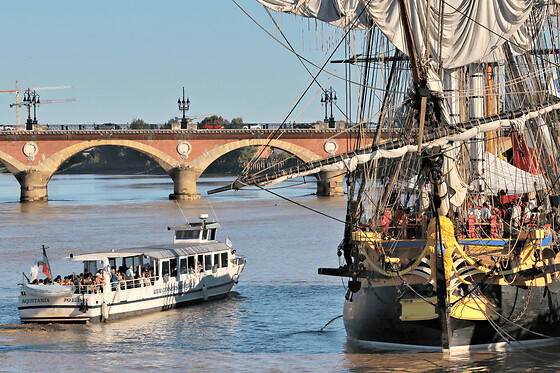 Croisière au fil de l'eau sur la Garonne à Bordeaux (33)