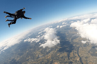 Saut en Parachute en tandem à Domme Sarlat (24)