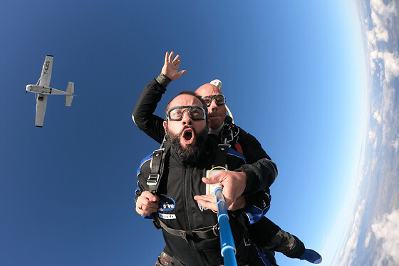 Saut en parachute en tandem à La Flèche (72) - Saut en parachute