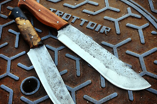 Atelier forge d'un couteau à Cluses (74)