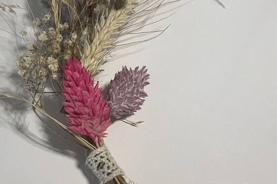 Atelier couronne de Tête en fleurs séchées à Clichy-La-Garenne  - Tarif parent/enfant