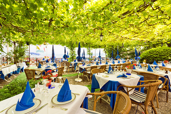 Un repas en duo à l'Hôtel Les Cygnes à Évian-les-Bains (74)