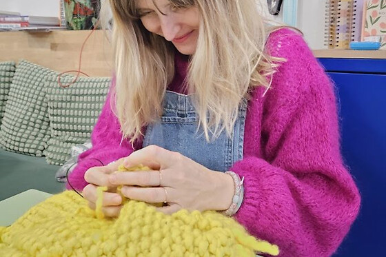 Atelier initiation au tricot à Romainville (93)