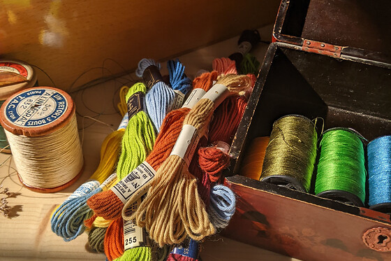 Atelier broderie sur cahier parent-enfant à Toulouse (31)