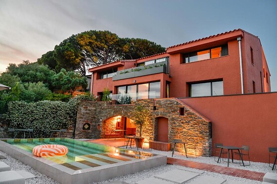 Accès au spa et à la piscine, soin du visage et massage du corps à l'hotel 5* Maison Nova à Collioure (66)