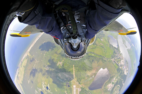 Vol en avion de chasse