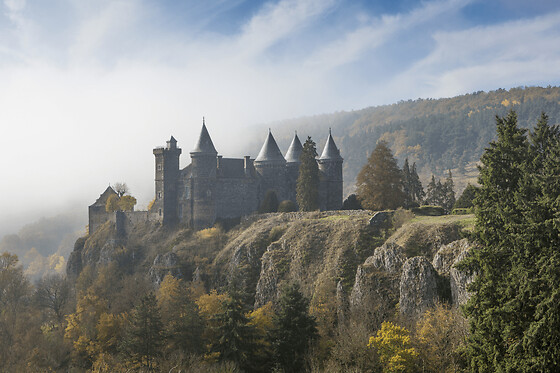 Visite Guidée Du Château Du Sailhant À Andelat (15)
