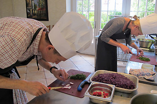 Atelier de cuisine à l'Ecole des Trois Ponts à Riorges (42)