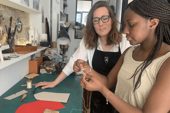 Atelier création d'une ceinture en cuir à Paris 11ème