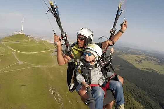 Vol en parapente à Clermont-Ferrand (63) - Vol découverte - 15 minutes