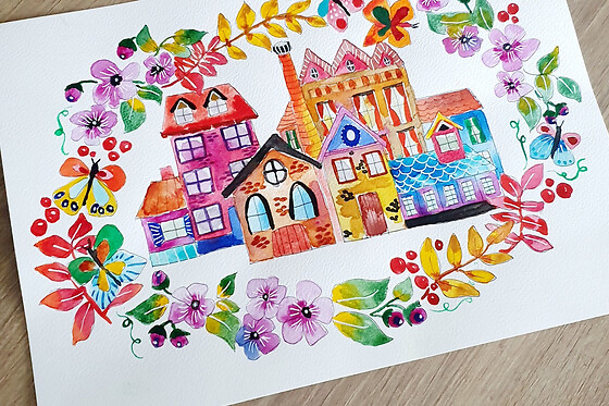 Atelier Aquarelle parent/enfant à Lille (59)