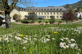 Un accès au hammam, sauna et bains à remous à la Résidence Appart Hôtel le 1837 à Saint-Affrique (12)