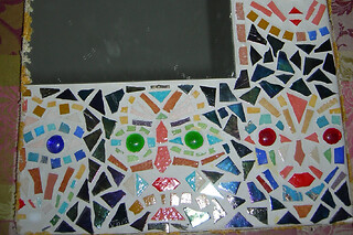 Atelier mosaïque à Tillières (49)