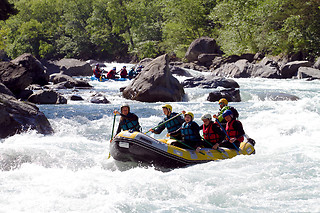 Parcours en rafting - Raft'Ubaye - Méolans-Revel (04)