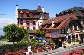 Un repas en duo à l'Hôtel Les Cygnes à Évian-les-Bains (74)