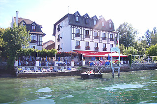 Un repas en duo à l'Hôtel Les Cygnes à Évian-les-Bains (74)