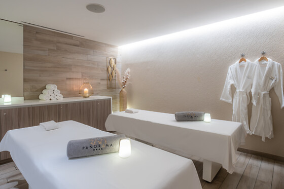 Accès à l'espace détente, massage du corps et soin du visage à l'Hôtel & Spa Panorama 360 à Mâcon (71)
