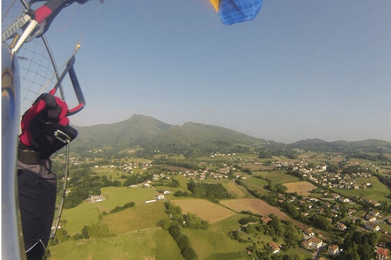 Baptême de l'air en paramoteur à Saint-Pée-sur-Nivelle (64) - Vol 