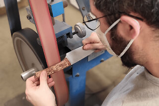 Atelier création d'un couteau de cuisine à Calanhel (22)