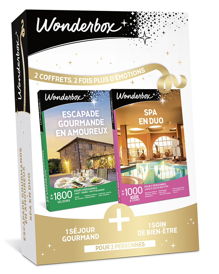 Escapade gourmande en amoureux + Spa en duo