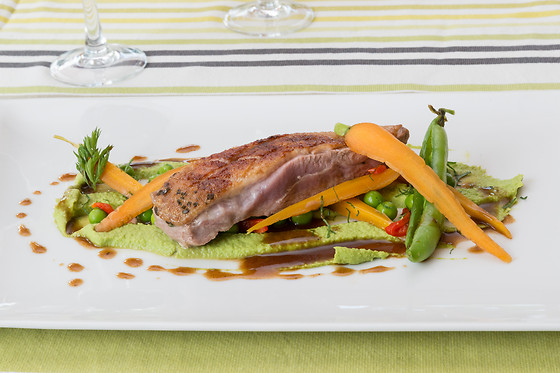 Repas en duo à l'Auberge du Manet à Montigny-le-Bretonneux (78)