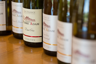 Dégustation en groupe au Domaine Pierre Adam à Ammerschwihr (68)