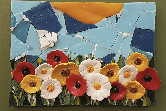 Atelier création d'une mosaïque à Rennes (35)