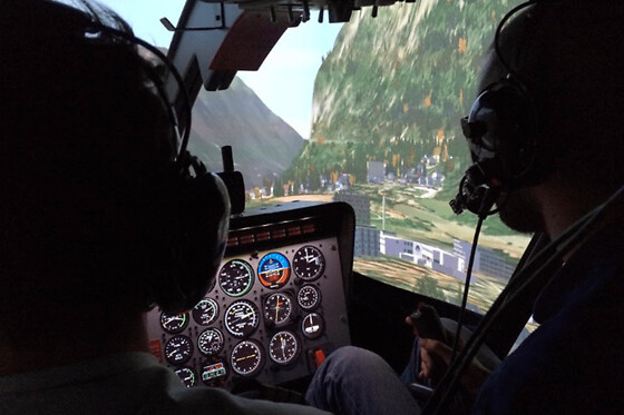 Simulateur de pilotage d'hélicoptère Bell 206 à Metz (57) - Pack Découverte