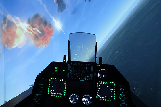 Simulateur de pilotage d'avion de chasse F-35 à Toulouse - Full Expérience