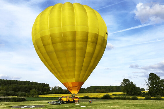 Survol des châteaux du Centre-Val de Loire en Montgolfière (37)