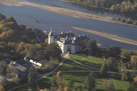 Survol en ULM des Châteaux de la Loire depuis Francueil (37) - Parcours Rouge - 15 mn