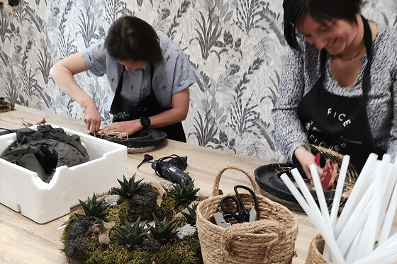 Atelier couronne végétale à Wasquehal (59)