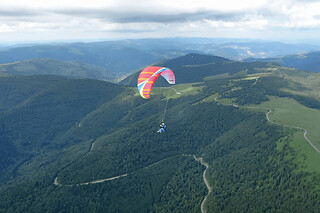 Vol en Parapente à Oderen Markstein Parc Naturel des Vosges (68)