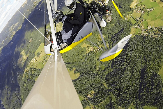 Baptême de l'air en ULM pendulaire à Ambert en Auvergne (63) - Vol - 60 minutes